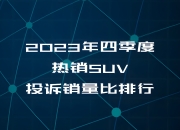2024年三季度热销SUV投诉销量比排行