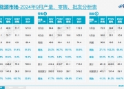 销量TOP10省市中，8个省市新能源占比过半 | 2024年10月中国乘用车各省市销量及新能源占比