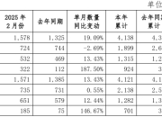 2月特斯拉国产车销量近乎腰斩，为2022年8月以来最低水平