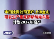 雷克萨斯上海公司成立，2027年国产前还要做好这几件事