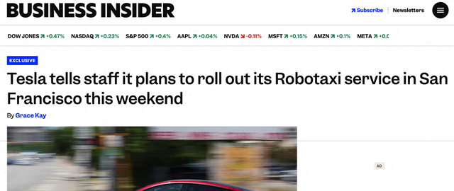 特斯拉Robotaxi上线首日涉嫌违反交规,再遭NHTSA审查